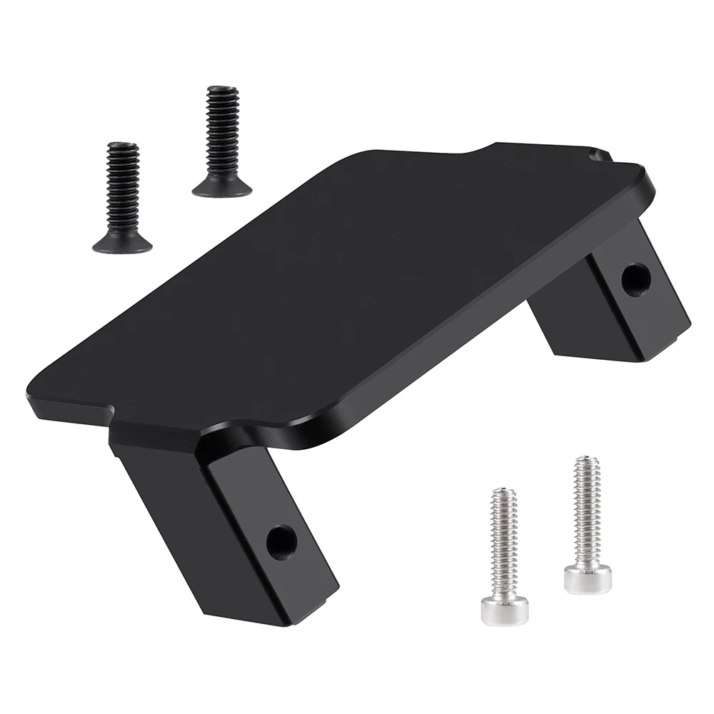 YEAHRUN 1 ชุดอลูมิเนียมสีดํา Servo Mount สําหรับ 1/18 หินแกรนิต Grom 1/14 Mojave Grom Mega 380 RC รถบรรทุกมอนสเตอร์อะไหล่อัพเกรด