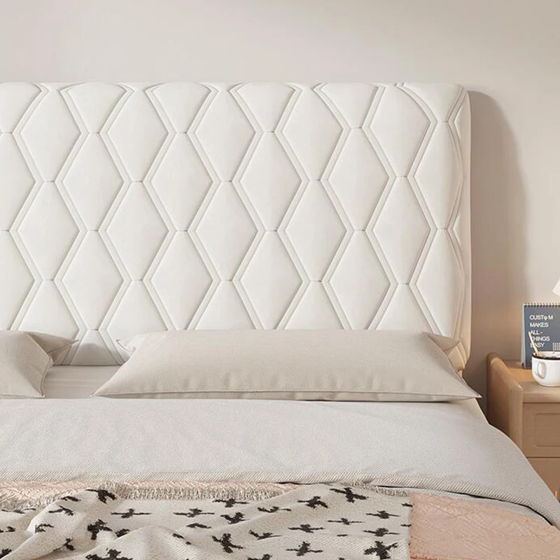

Nordic Solid Color Bed Headboard Cover Thickened Soft-package Bed Spread Backrest Anti-collision Universal Headboard Cover