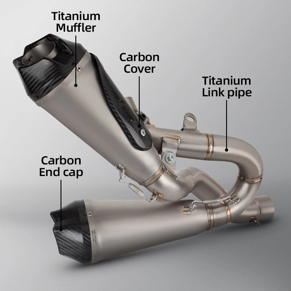 Titanium  V4 Exhaust Line slip on for Ducati Panigale V4 Streetfighter V4 SP