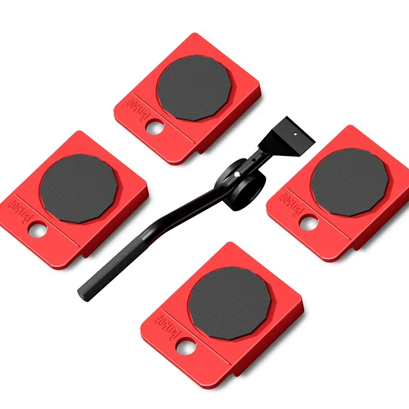 

Square Mover BTE Factory Direct Sale Thickened And Reinforced ABS Base Rubber Pulleys Furniture Moving Tools With Wheels