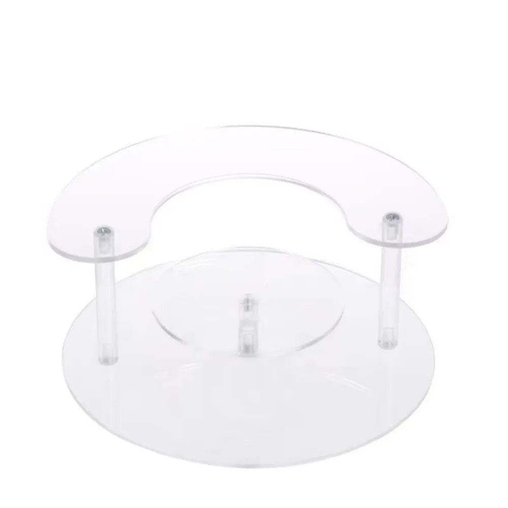 

Removable Acrylic Display Stand 3 Tier Clear Step Tray Clear Desktop Storage Rack Easy To Assemble Non Slip Organizer Riser