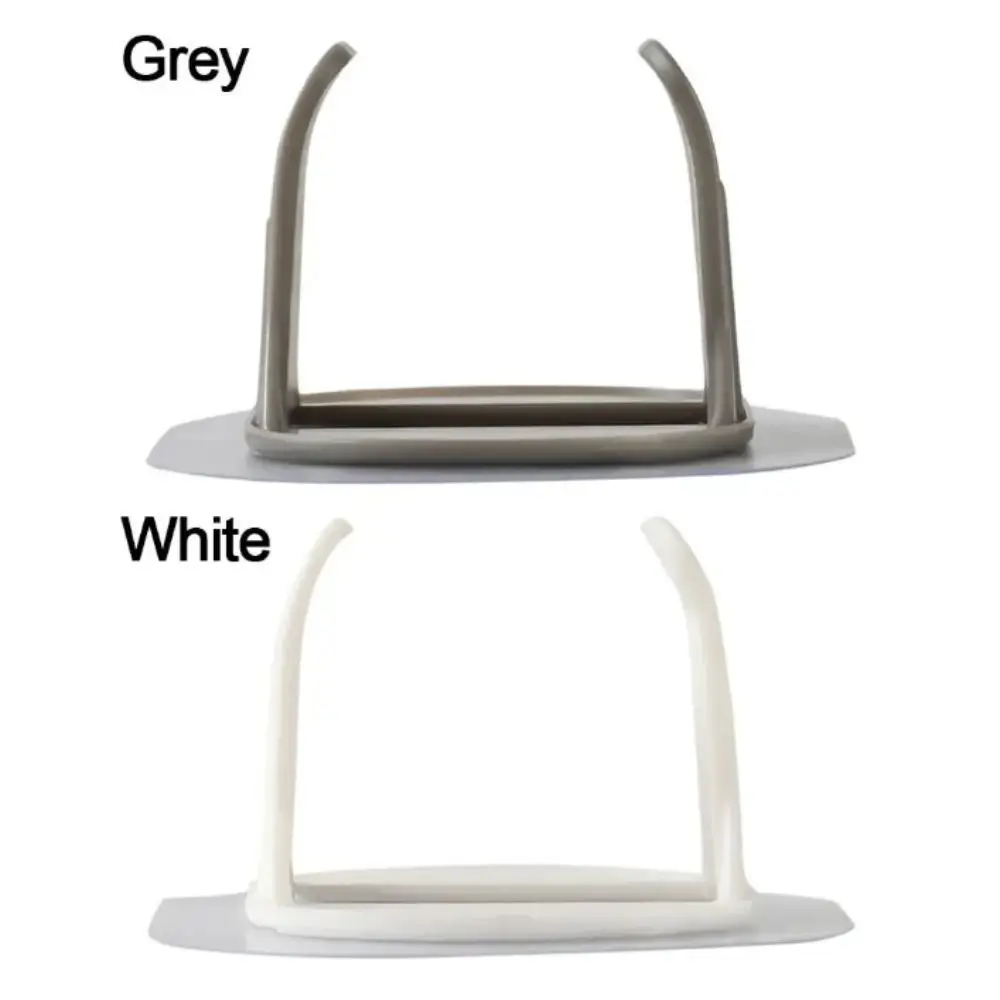 Self-adhesive Pipe Clamp Hooks 5pcs Plastic Cable Clips Fixed Buckle Non-punching Pipe Holder Fasteners