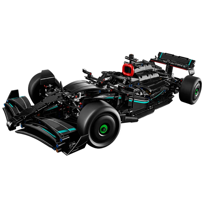 F1 W14 E 42171 سيارة سباق عالية الأداء 1642 قطعة طقم تجميع مقياس 1:8 قابلة للتجميع للبالغين نموذج عرض مفصل بأدق التفاصيل ديكورات