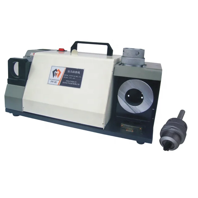 PP-20 Twist Drill Bit Grinder Sharpener 3-20mm CE Certified Professional Grinding Machine for HSS Carbide Re-sharpening Tool