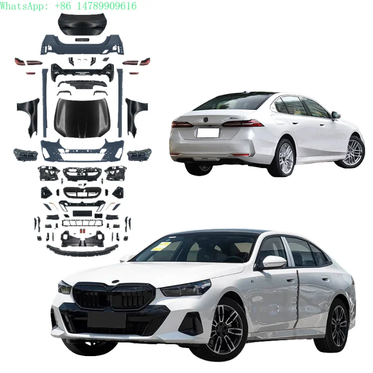 Wide Body Kit for  F10 2011-2018 Upgrade to G60 High Quality Bumpers Grill Side Skirt Tail Throat Headlamp Auto Accessories