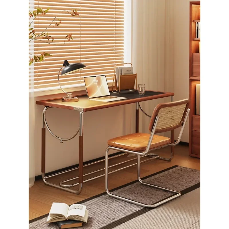 

Lifting coffee table, living room Bauhaus stainless steel creative side table flip dining table integrated