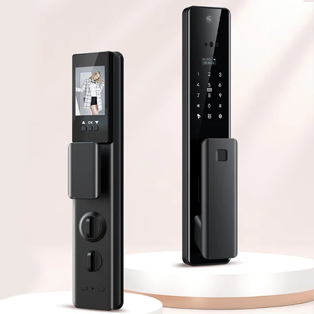 Auto Smart Lock High Security Smart Door Lock Tuya Wifi Intelligent Face Recognition Electronic Fingerprint Smart Locks