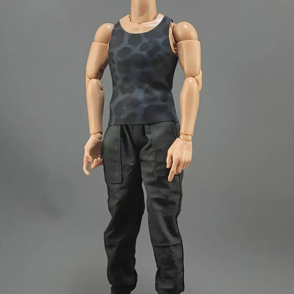 Wandern Kleidung Für 12 "Action Puppe Soldat Casual T-shirt 1/6 Miniatur Kleidung Soldat Figur Zubehör Puppe Sport Unten