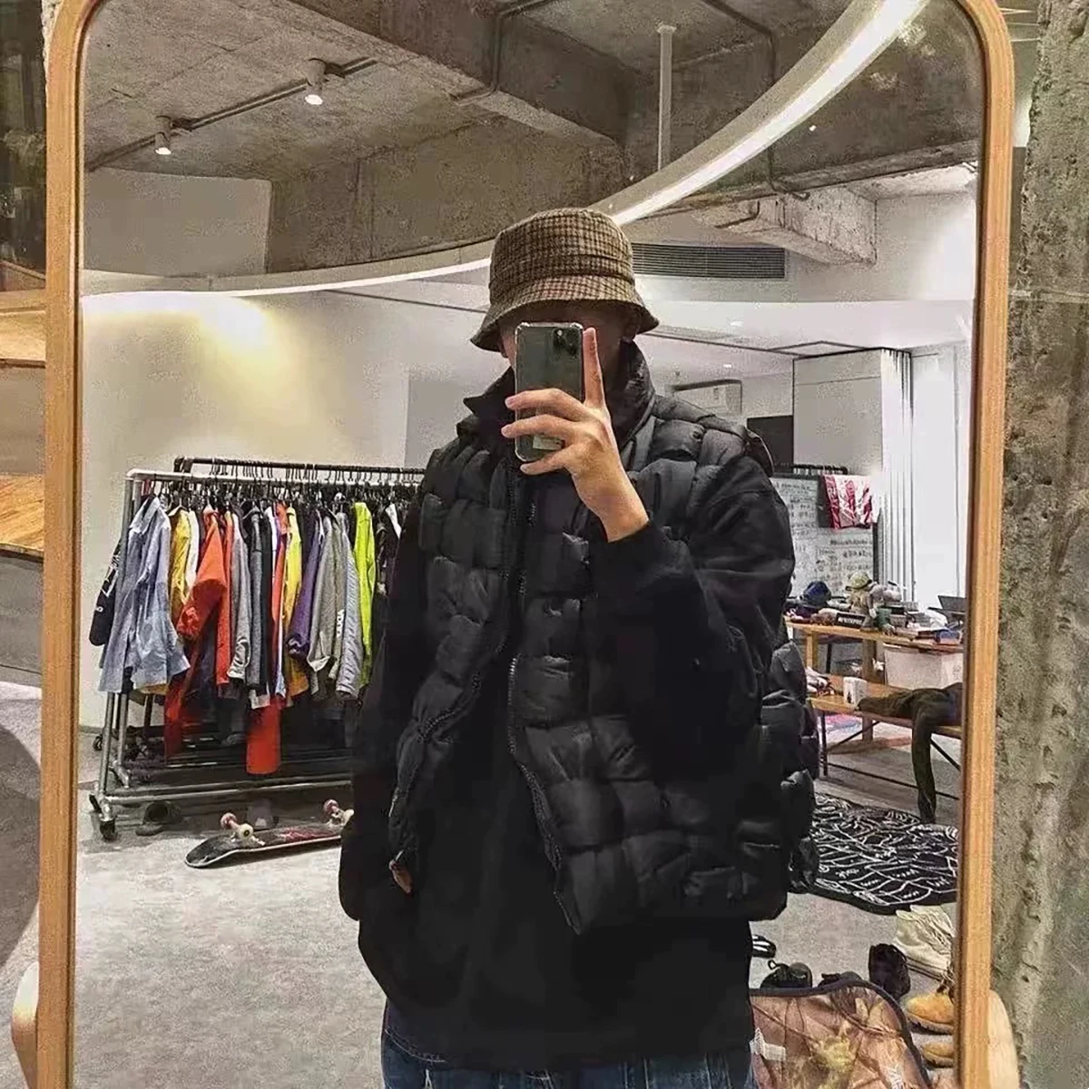 21AW KAPITAL Hirata Kazuhiro اثنين من لهجة القطن الخالص الدافئة مزدوجة الوجهين ارتداء عالية طوق المنسوجة سترة سترة قطن