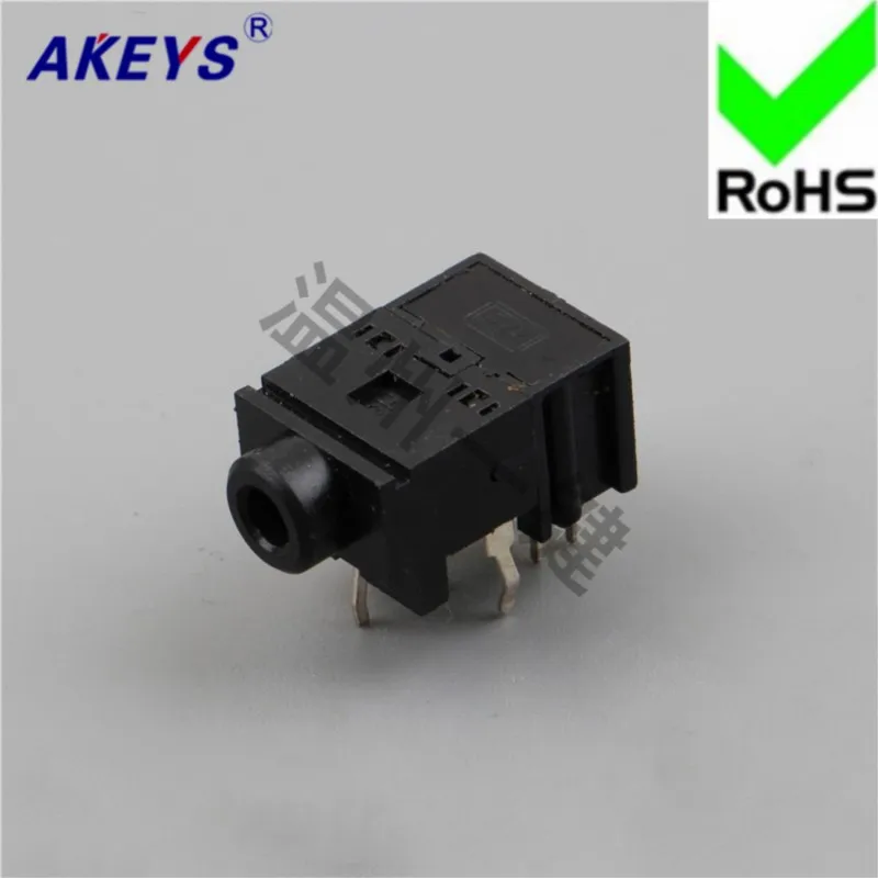 10 PCS PJ-317A power socket 3.5 headphone socket 9 foot socket 4 fixed foot 3.5MM socket base