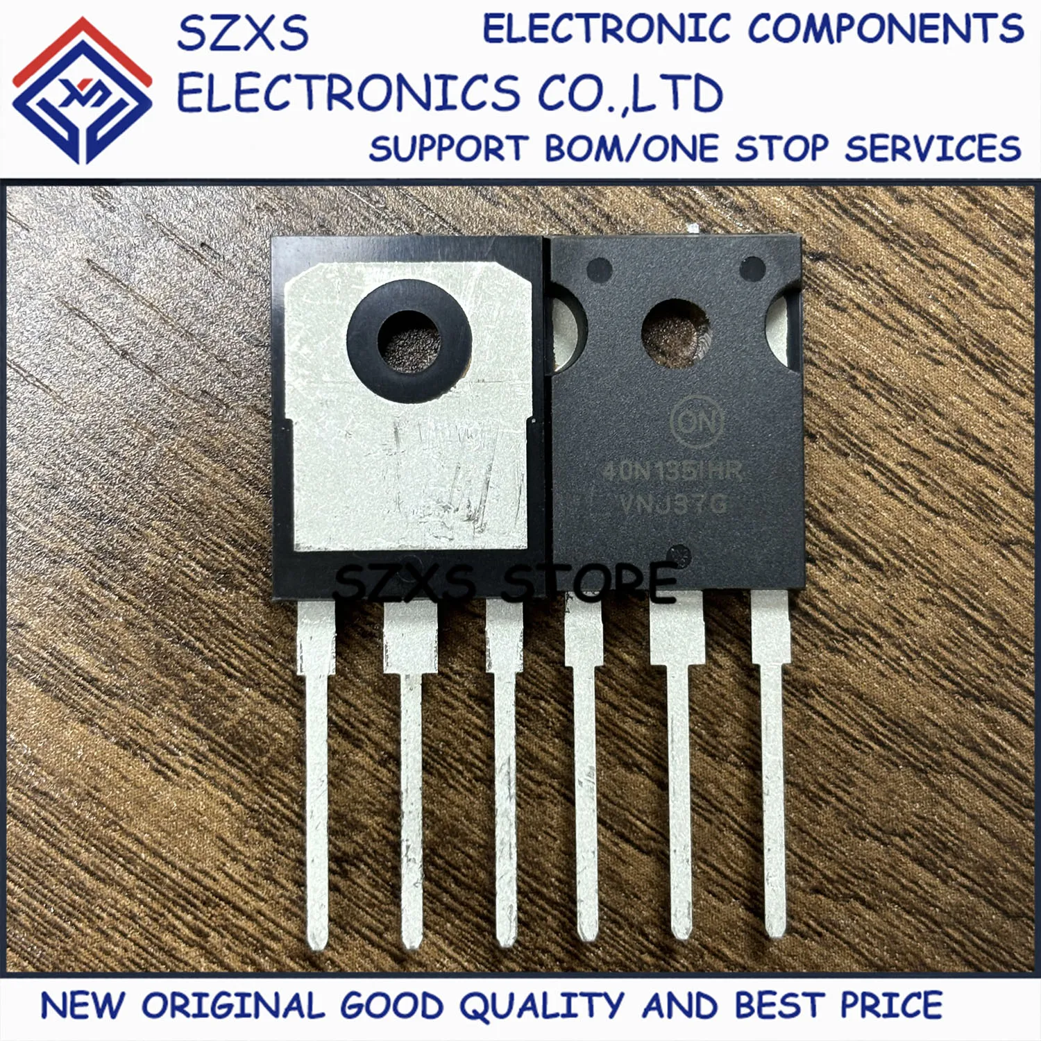 

New Original 5Pcs 40N135IHR NGTB40N135IHRWG TO-247 1350V 40A Powerful IGBT Transistor In Stock Good Quality