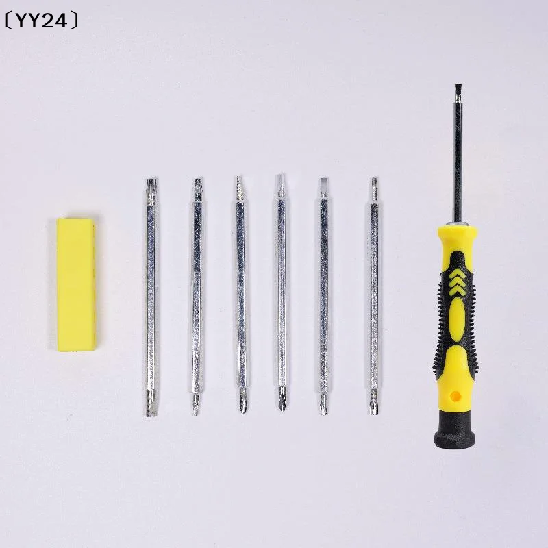 12 In 1 Screwdriver Set Home Multifunctional Precision Handheld Maintenance Tool Magnetic Bit Cross Flat Shaped Screwdriver Head