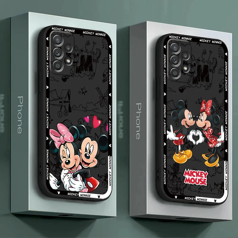 Cover TPU Soft Case for Samsung Galaxy A13 A73 A34 A24 A12 A14 A42 A32 A11 A21s A53 A23 A52 A22 A54 A33 A72 Disney Mickey Mouse