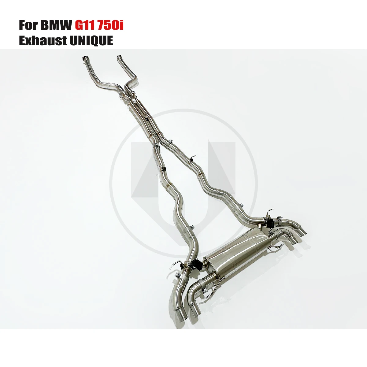 

UNIQUE for 2016-2023 Bmw G11 750i V8 4.4T T304 stainless steel sports Valved Exhaust System