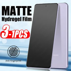 3-1Pcs Matte Hydrogel Film For Samsung Galaxy S24 S23 S20 S21 S22 Plus Ultra FE Note 20 10 Plus A55 A54 A53 A51 Screen Protector