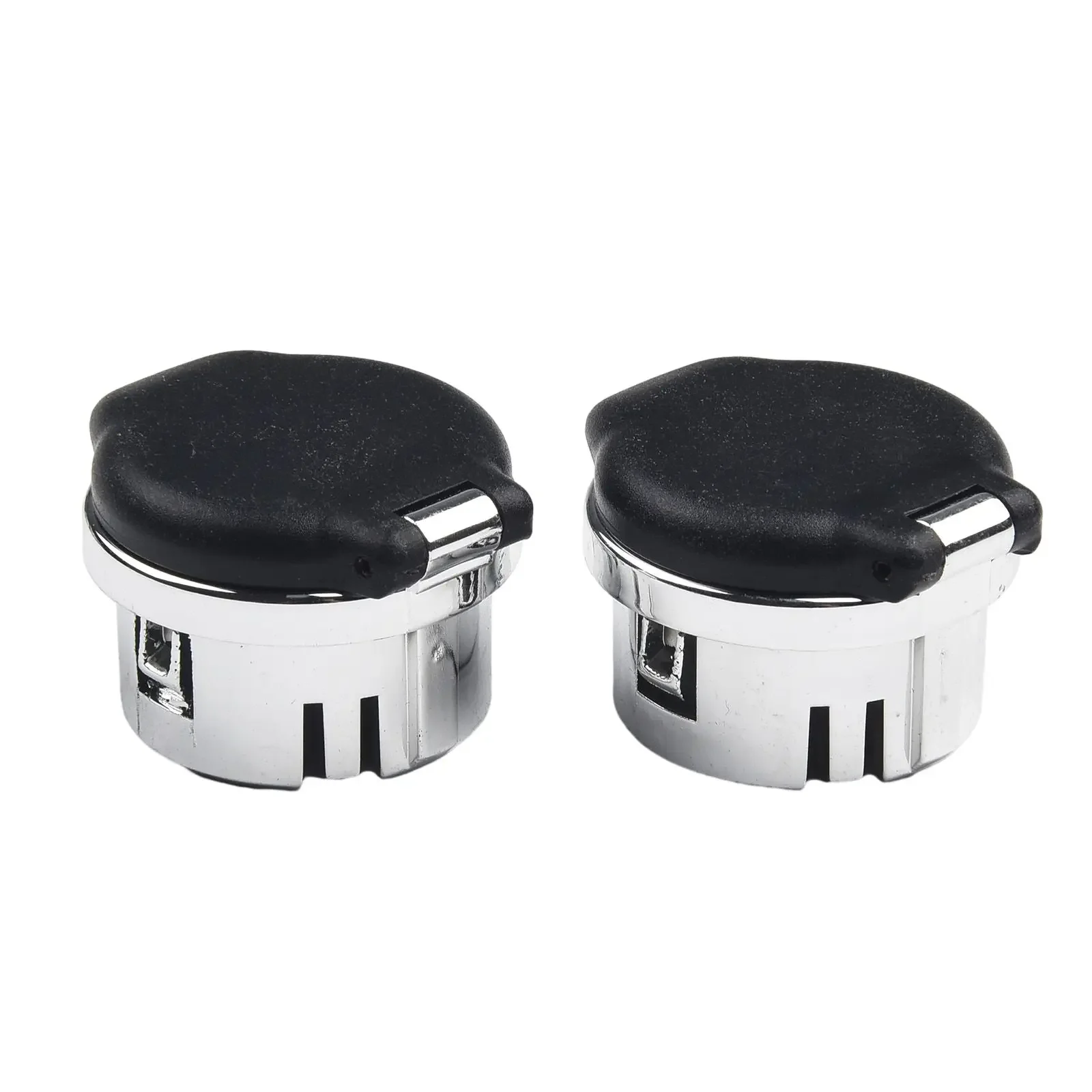 2pcs Black Dash Power Outlet Cover For Chevrolet 1500 2008-2013 For GMC Sierra For Yukon 12V Power Outlet Plug Dash Cap Cover