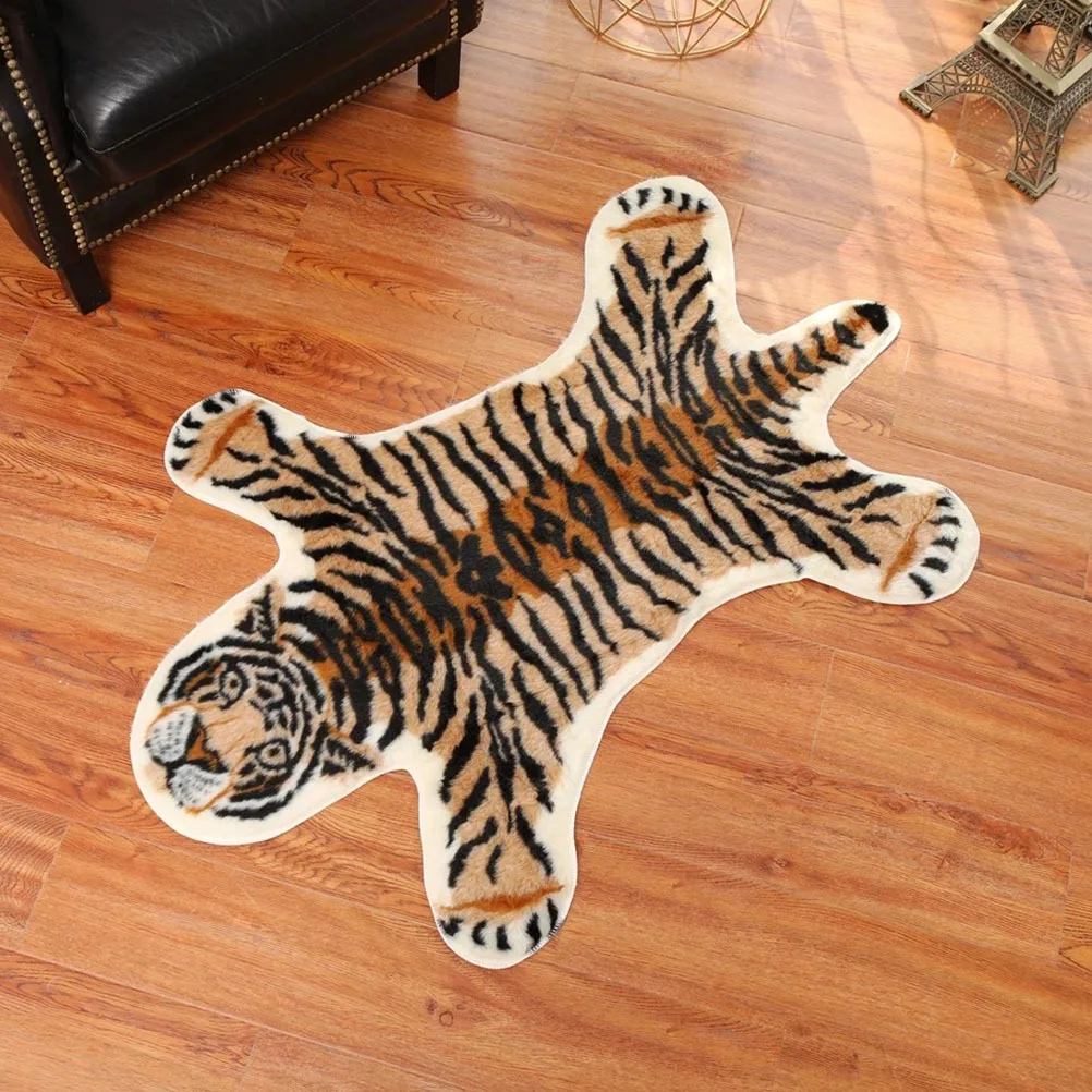 

Stylish Tiger Pattern Floor Mat 40x60cm Multi-Function Non-Slip Cushion for Bedroom Bathroom Doorway Comfortable Home Decoration