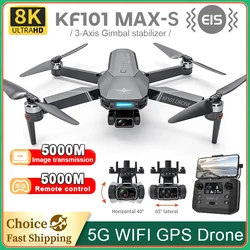 KF101 MAX-S Drone professionale con fotocamera 8K HD 5KM WIFI 500m di altezza EIS Gimbal a 3 assi FPV Quadcopter Brushless RC GPS Dron