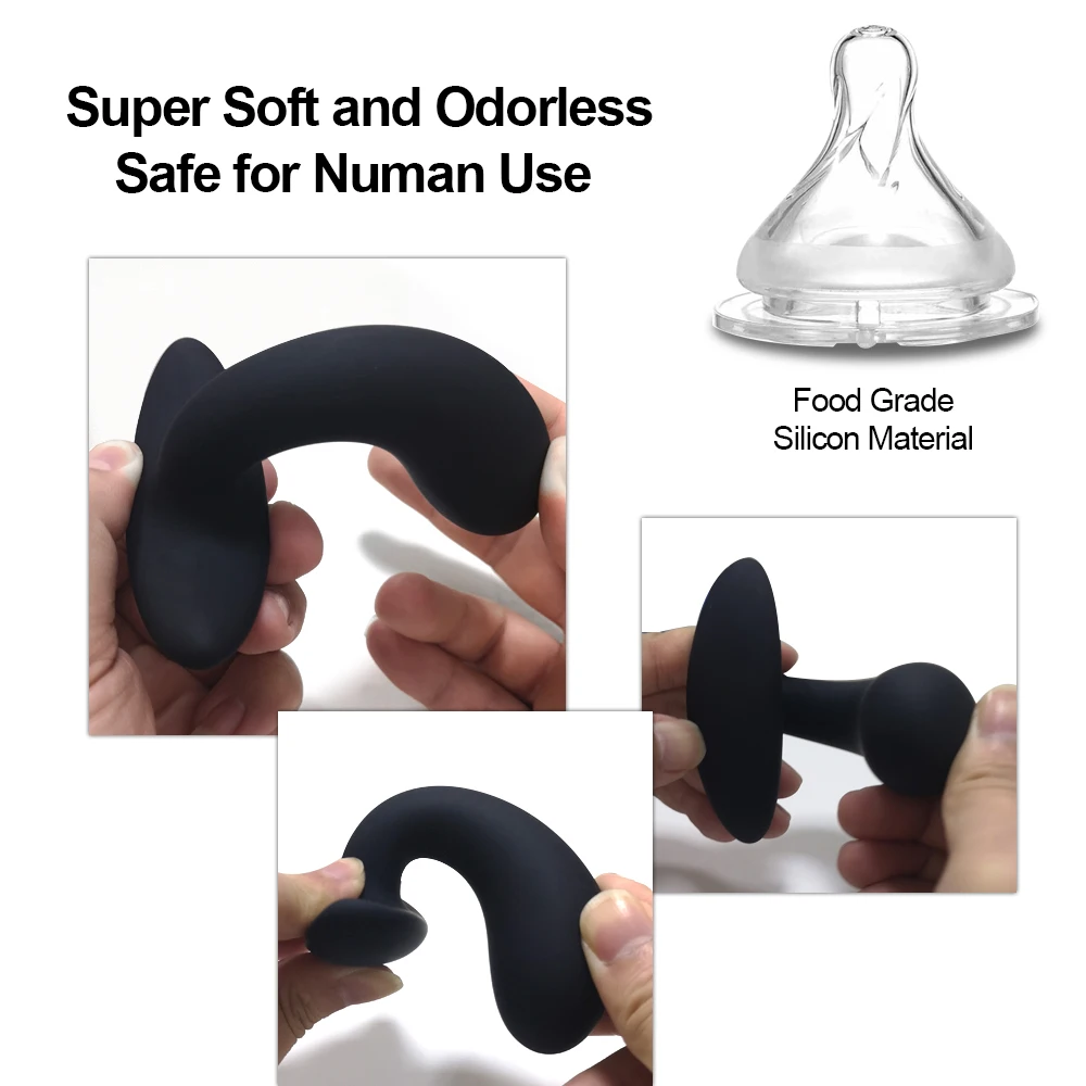 Prostate Stimulator Soft Silicone Anal Plug Wearable Anal Stimulator Male&female Couple Sex Toys Gay Male Toys Adult Products