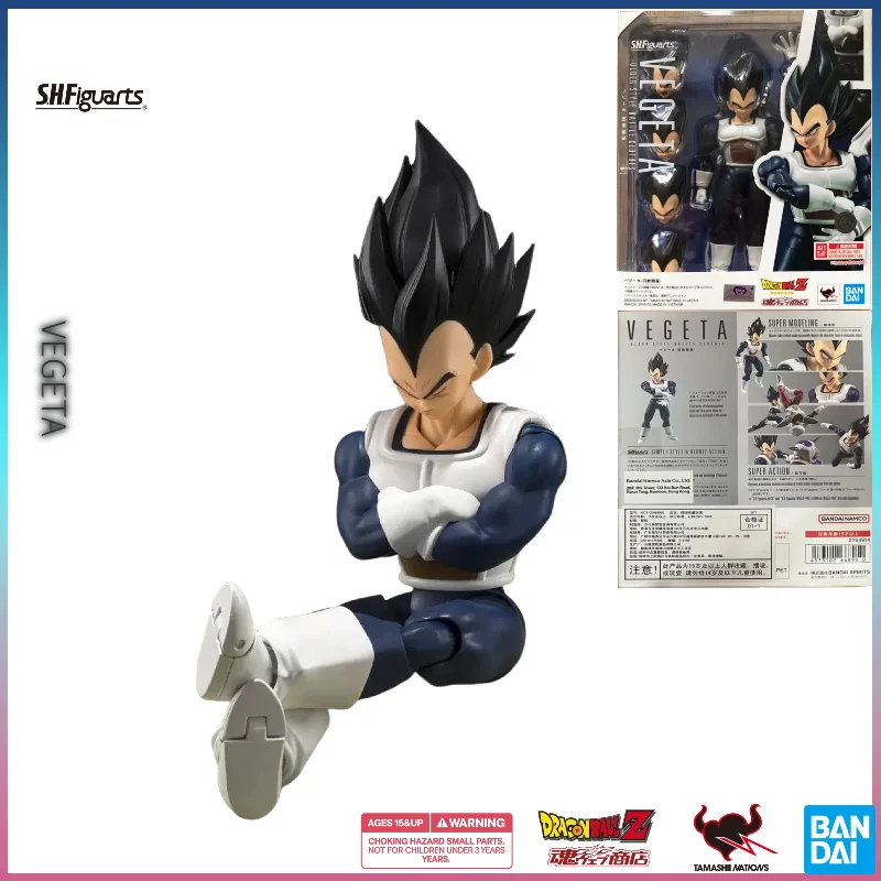 

In Stock Authentic Bandai S.H.Figuarts Dragon Ball Z Vegeta Older Style Battle Clothes Tamashii Nations Exclusive Action Figure