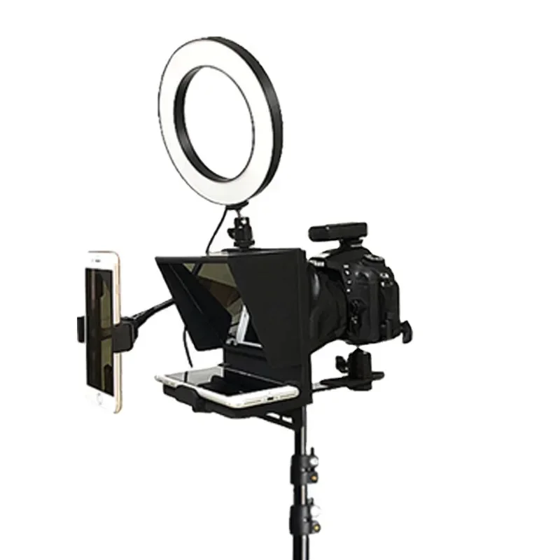 teleprompter, small portable mobile phone, SLR universal inscription board, word viewer, video live broadcast, word forgetting
