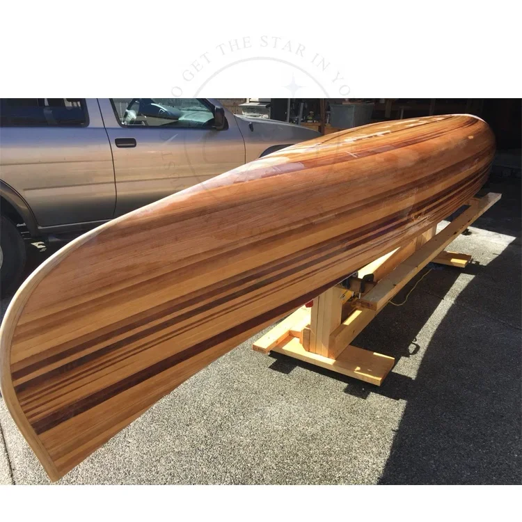 High quality China handmaking Kayak canoe wooden 2 seats