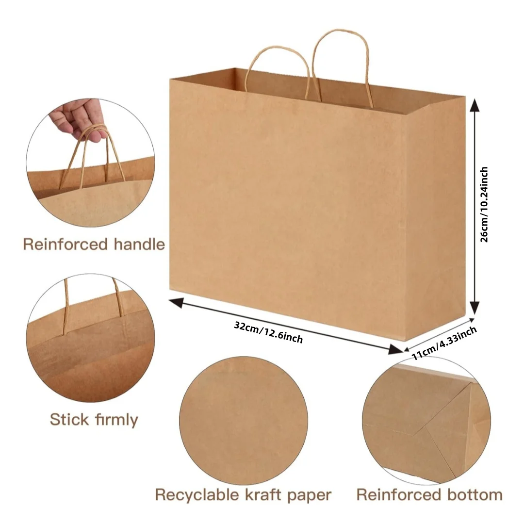 saco-de-papel-kraft-saco-de-compras-de-papel-com-alca-grande--entrega-de-comida-varejo-sacola-de-compras-restaurante-mercearia