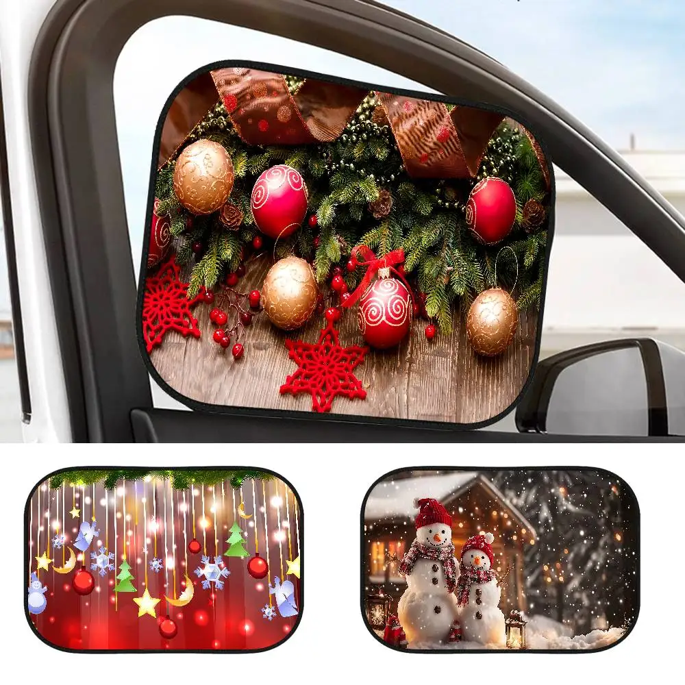 

Art Рождественский универсальный автомобильный солнцезащитный козырек на лобовое стекло, отражатель, складная оконная крышка, защитная изоляция, автоаксессуары