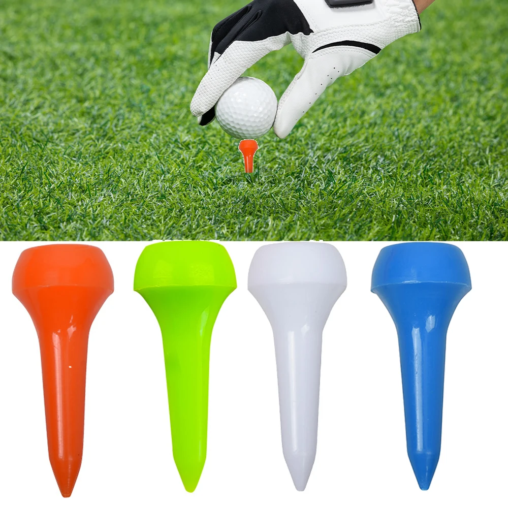 50pcs/Pack Mushroom Shape 34mm Plastic Golf Tee Durable Golf  Practice Golf Tees