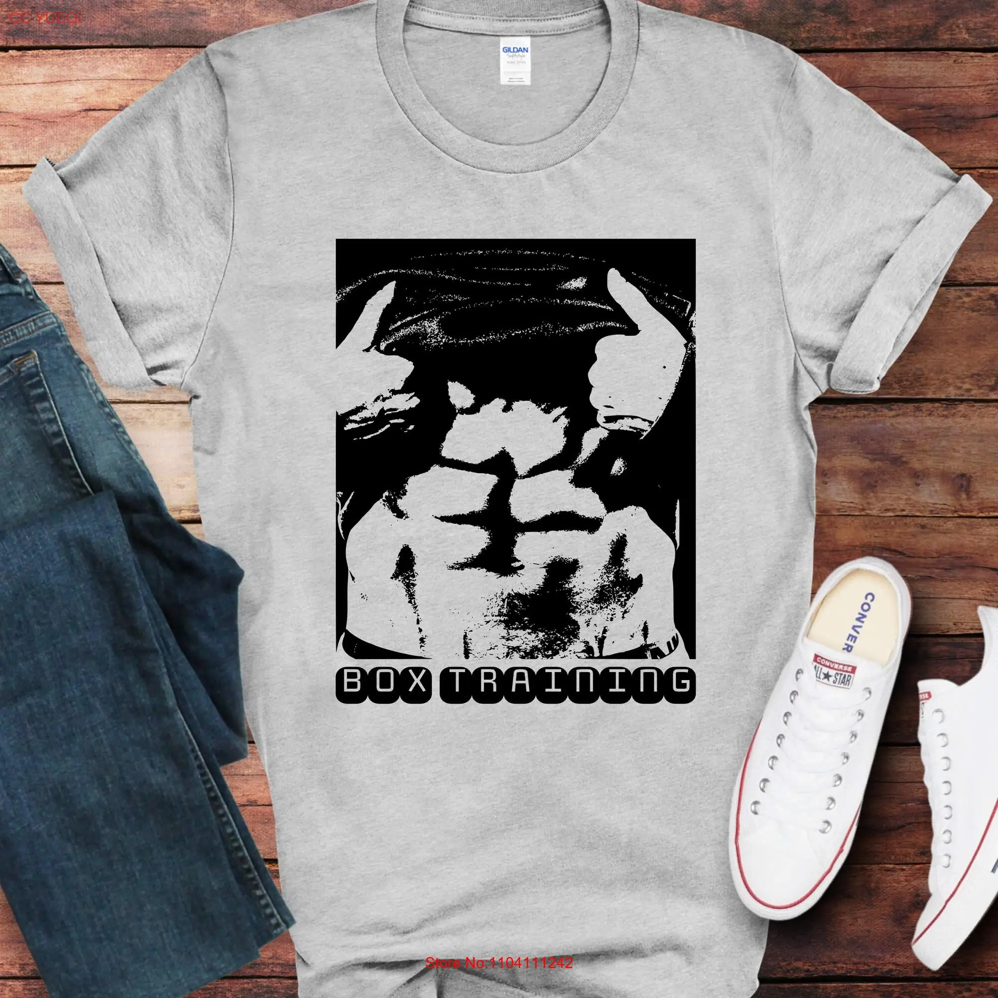 Box Training Ripped Abs T Shirt Peekaboo Fitness Design Gym Enthusiast for Boxers and Lovers long or short sleeves