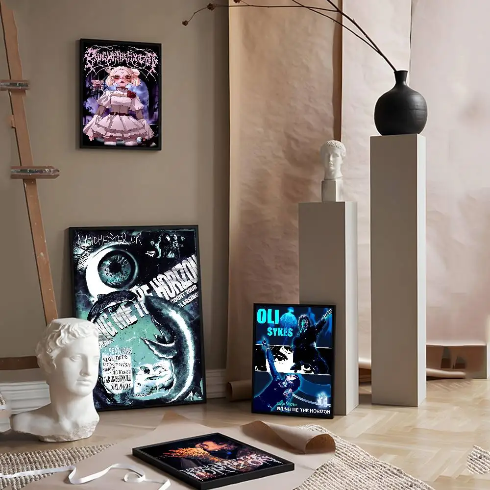 B-Bring M-Me The H-Horizon Good Quality Prints And Posters Waterproof Paper Sticker Coffee House Bar Posters Wall Stickers