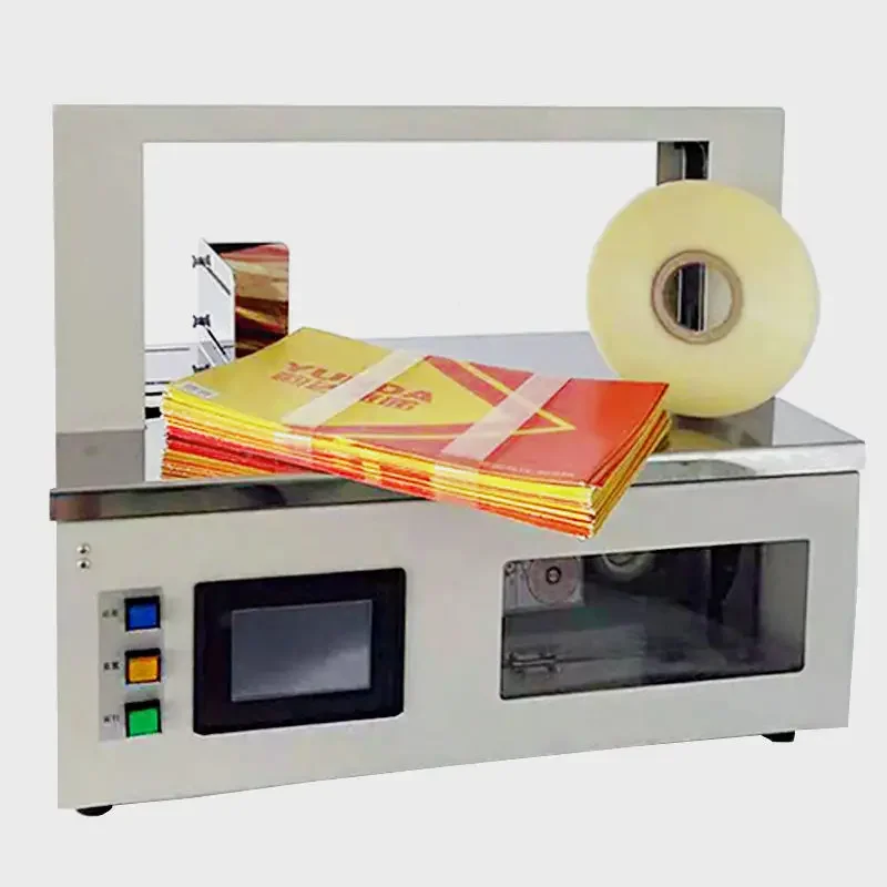 Paper /OPP Band 50mm Banding Machine Automatic Paper Strap Roll Banding Strapping Machine