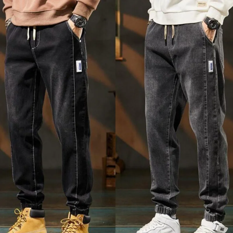 Men's clothing men jeans Youth pants fashion clothing man loose clothes pants Spring autumn leisure loose Y2k teenage jeans new