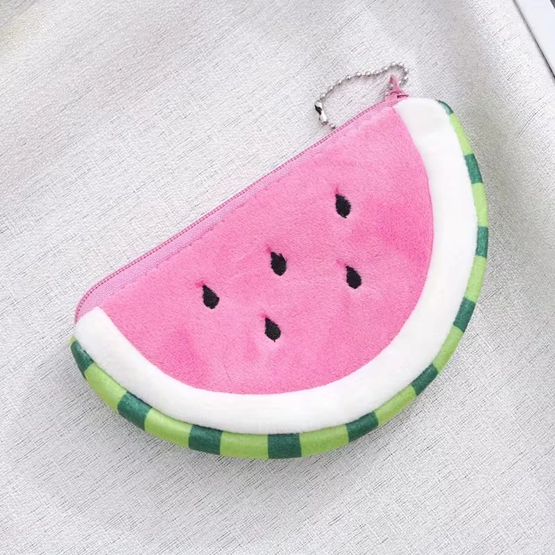 Cartoon Fruit Furty Money Pouch - Soft and elastic fabric wallet, a must-have for back-to-school season