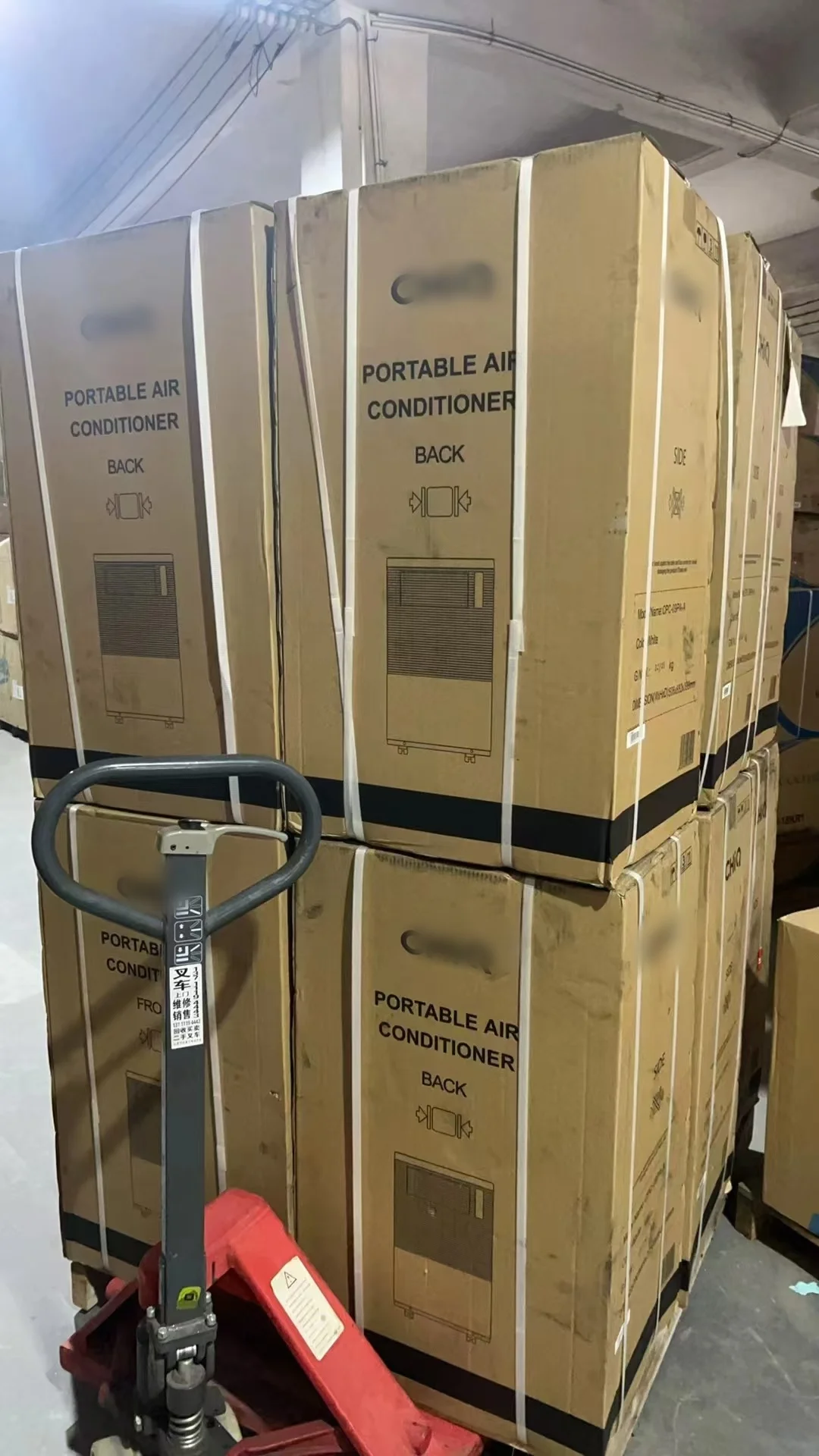 Class A+++ แบบพกพา AC 9000btu 220V R410a สีขาว Eco 1hp Mobile Aircon Cooling เท่านั้นขนาดเล็ก Homeuse เวอร์ชันภาษาอังกฤษ