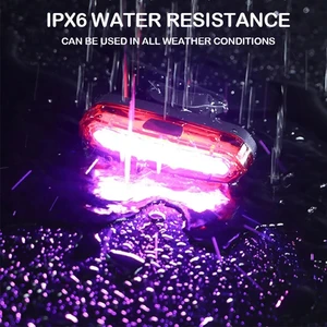 USB قابلة لإعادة الشحن دراجة الخلفية ، ضوء خلفي أحمر للدراجات ، مصباح أمان للتدفئة ، ملحقات دراجات LED ، MTB أفضل 8 متاجر هافان للدراجات الكهربائية مبيعا - رقم 6