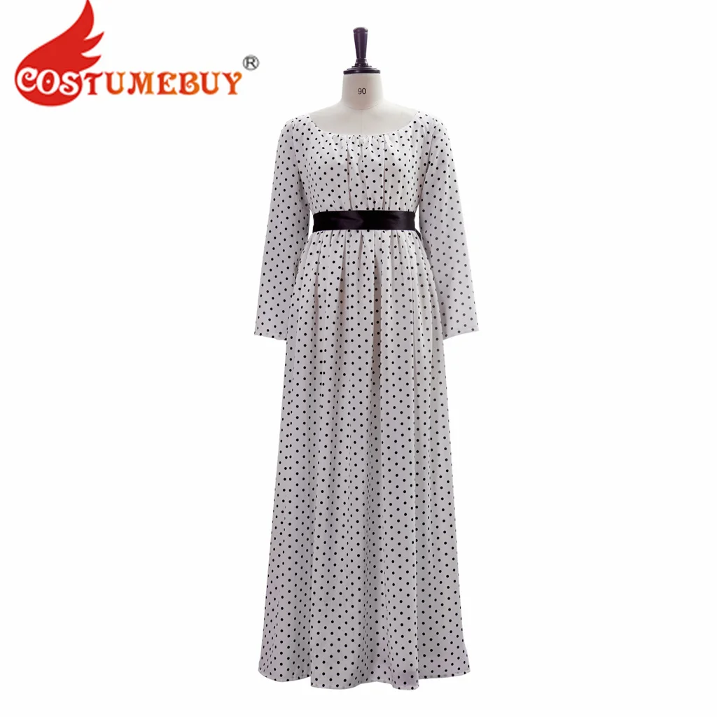 

CostumeBuy Jane Austen Regency Dress White Dress Vintage Dress High Waistline Tea Gown Costume custom made