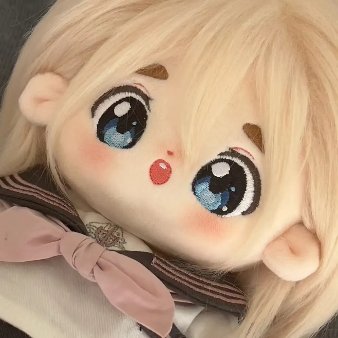 أنيمي K-ON Kotobuki Tsumugi الكرتون الشكل أفخم الدمى القطن دمية الجسم فستان الملابس الزي اللعب هدية عيد الميلاد 20 سنتيمتر