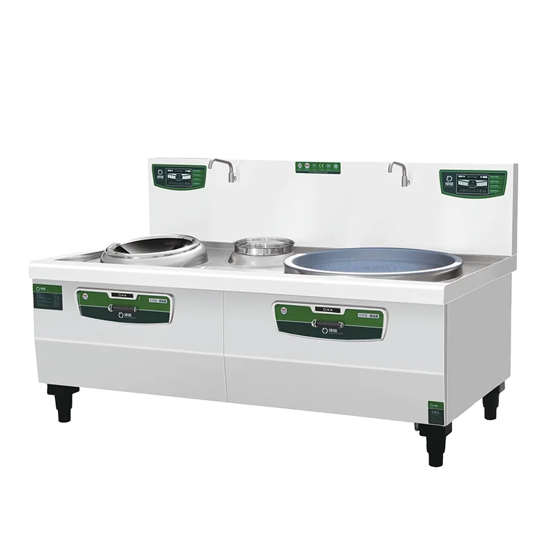 Cocina de inducción comercial TLF con estufa eléctrica Vertical grande de acero inoxidable para cocinar Wok
