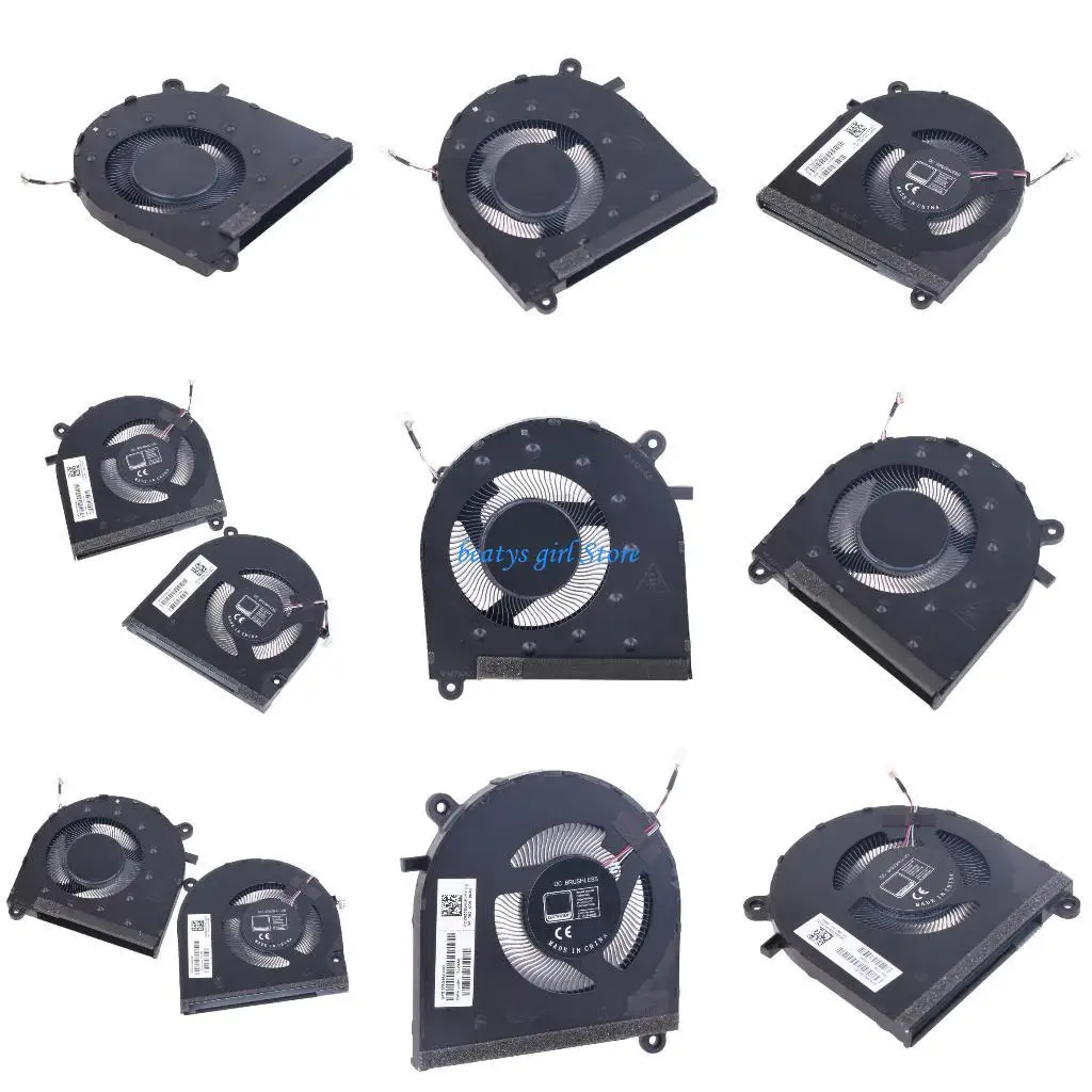 

C7AB GPU CPU Cooling Fan for Spectre 16inch 16-F16T-F 16-F1013DX Laptops Metal Fan