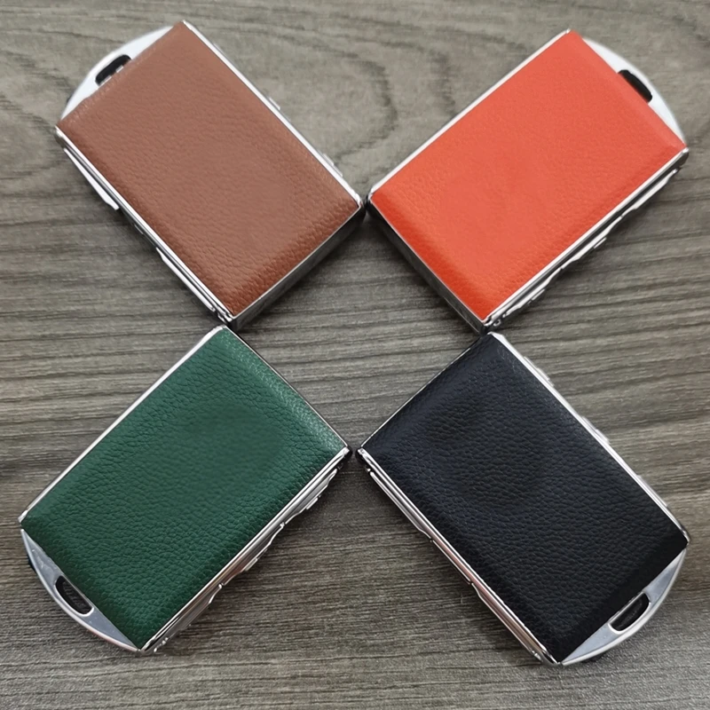 

1pc Zinc Alloy +Genuine leather For Volvo Key Modification Cover for Volvo S90 S60 Key Case XC60 shell XC40 V90