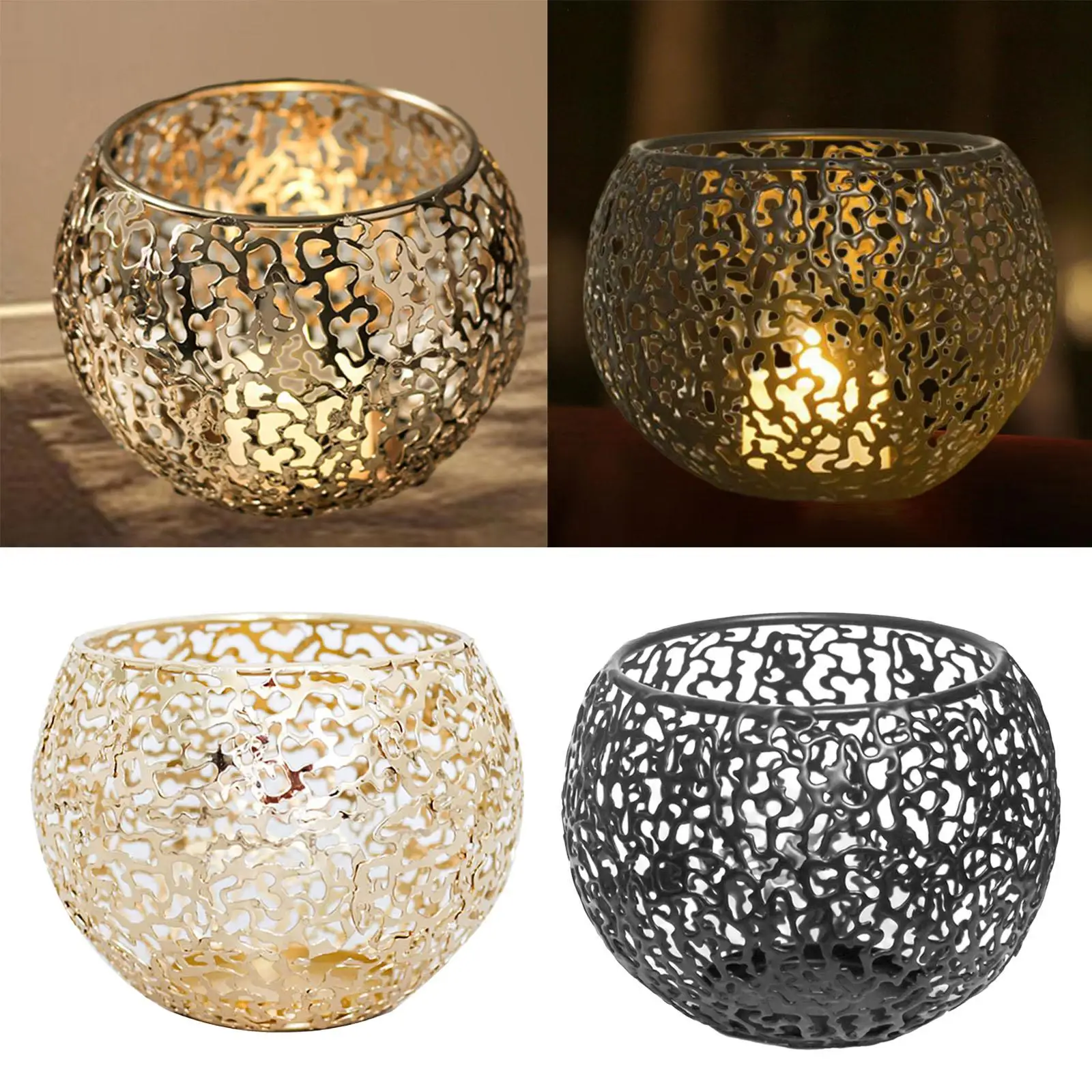 Iron Tea Light Candelabra 3