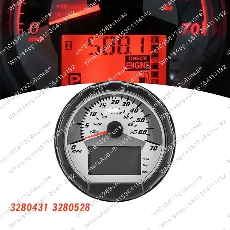 AC54-New Speedometer Gauge Cluster 3280431 3280528 For  ATV Sportsman 400 500 600 700 3280482 Odometer Trip Fuel Gauge