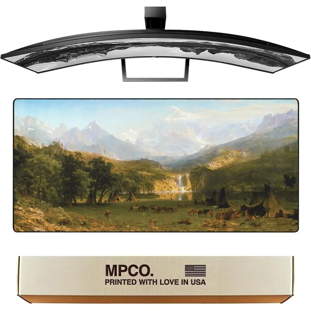 

Premium 36 x 17 Duraglyde Western Landers-Peak Desk Mat for Enhanced Gaming Precision and Non-Slip Stability