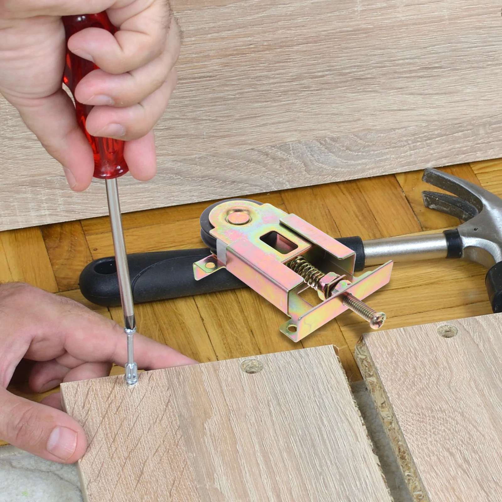 

Wardrobe Sliding Door Roller Wheels 2Pcs Replacement for Closet Cabinet Door Guides Furniture Hardware Barn Door Wheel Kit