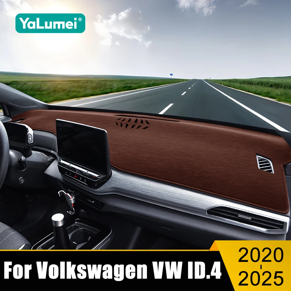 

For Volkswagen VW ID.4 ID4 2020 2021 2022 2023 2024 2025 Car Dashboard Cover Avoid Light Pad Sun Shade Anti-UV Carpet Mat