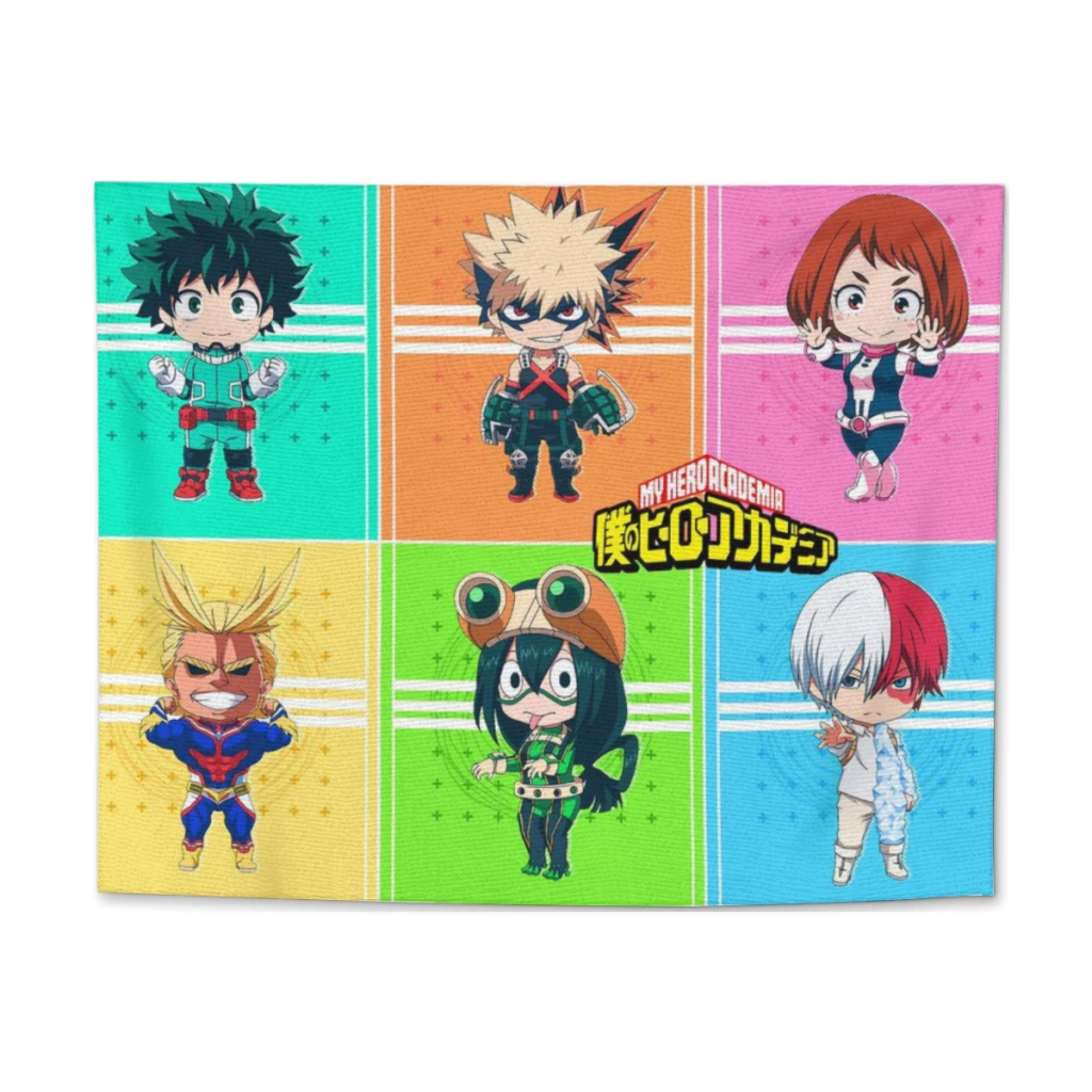 

My Hero Academia Tapestry Room Decor Aesthetic Meme Tapestries Home Banners