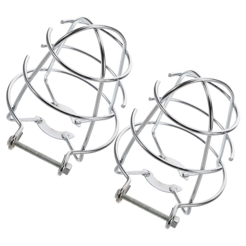 2Pcs Fire Sprinkler Cover Silver Durable Protector for Upright Flush Mount Pendent Recessed Sprinklers Splash Shield