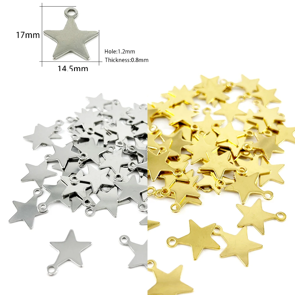 50–500 Stück personalisierte individuelle Lasergravur mit Namenslogo, Edelstahl, personalisierte Halskette, Verlängerungskette, Schwanzanhänger, Schmuckanhänger – Detail 25