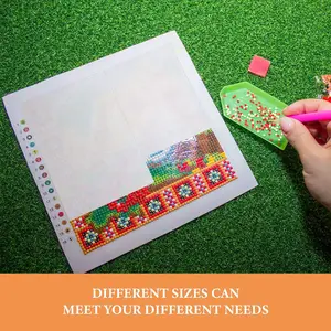 Homfun 10/20/50pcs Paper de liberación de diamantes, papel de óleo de liberación a prueba de polvo antiadherente, accesorios de reemplazo de bricolaje 5D 10 mejores ventas Homfun Store Oficial Diamond Painting - №9